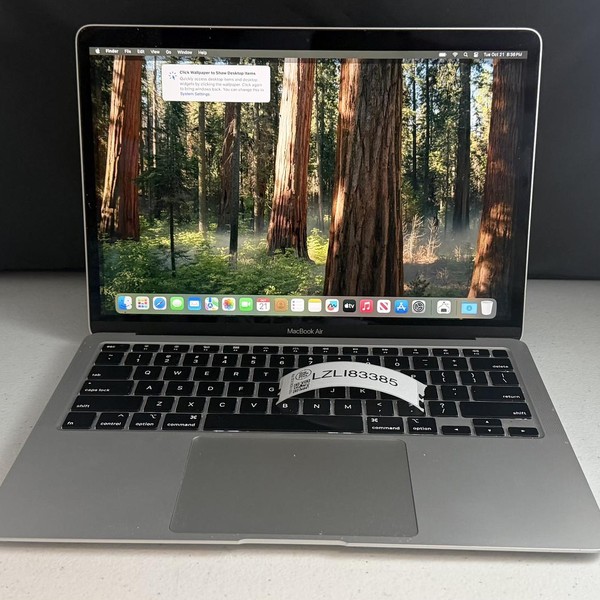 MacBook Air 2020 - 13 inch - 256 GB, Silver, 8 GB, Intel Core i3
