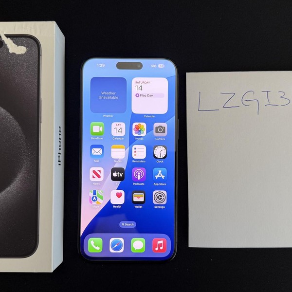 Apple iPhone 15 Pro Max - Unlocked, 1 TB, Black, A2849