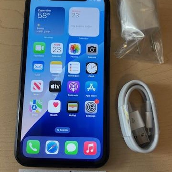 Apple iPhone Xr - Unlocked, 64 GB, Black, A1984