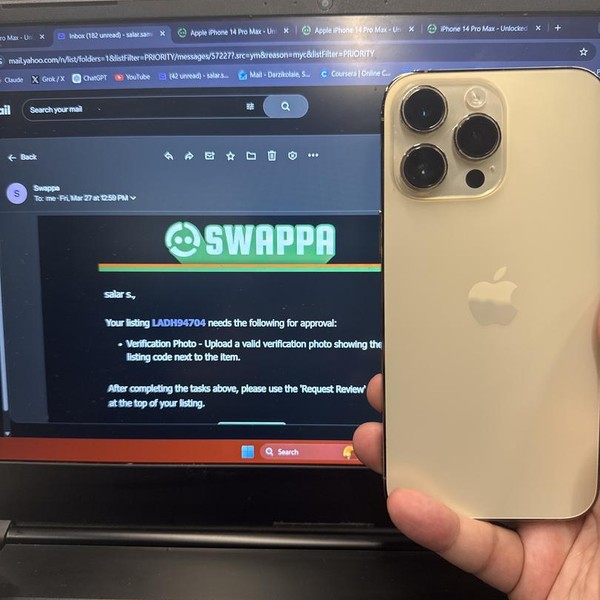 Apple iPhone 14 Pro Max - Unlocked, 256 GB, Gold, A2651