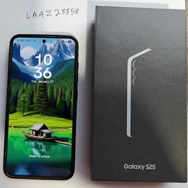 Samsung Galaxy S25 - T-Mobile, Silver Shadow, 256 GB, 12 GB, SM-S931U