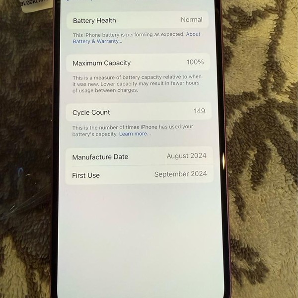 Apple iPhone 16 - T-Mobile, 128 GB, Pink, A3081