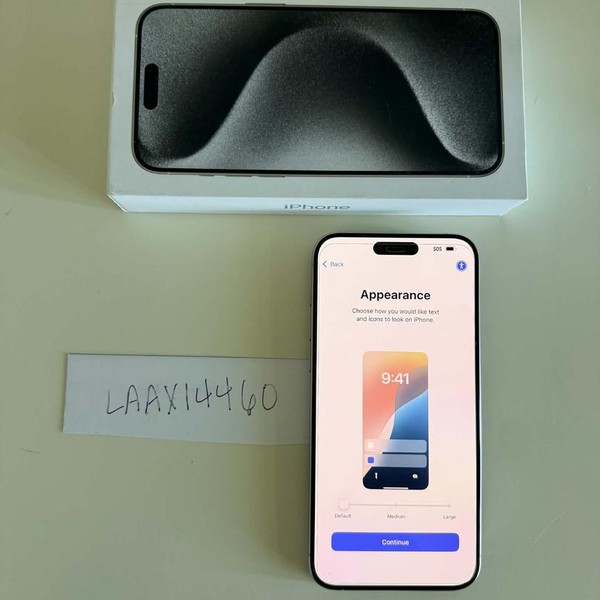 Apple iPhone 15 Pro Max - Unlocked, 1 TB, White, A2849