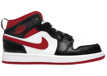 Jordan 1 Mid Gym Red Black White (PS) for sale
