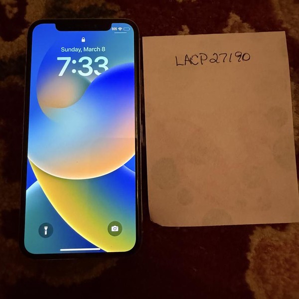 Apple iPhone X - T-Mobile, 256 GB, Silver, A1865