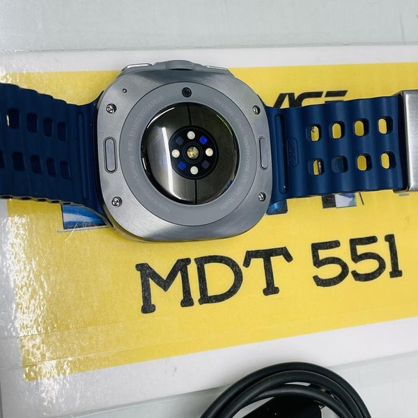 Samsung Galaxy Watch Ultra (2025) - Unlocked, Titanium Blue, SM-L705, 47mm