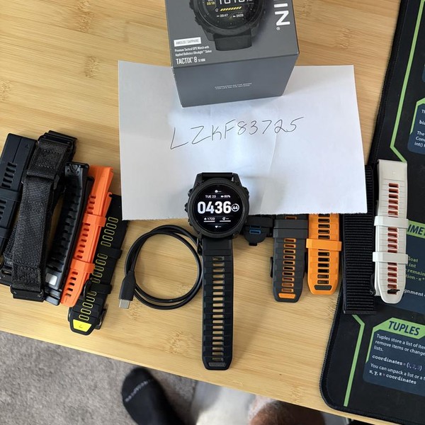 Garmin Tactix 8 - Black, AMOLED