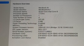 Good
													MacBook Air 2020 - 13" - I5, Gold, 512 GB, 8 GB, photo 4 of 9