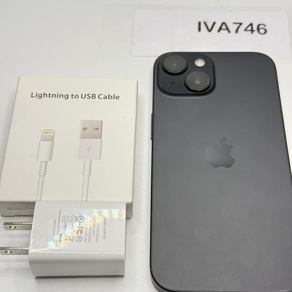 Apple iPhone 15 - Unlocked, 128 GB, Black, A2846