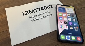 Fair
													Apple iPhone 12 - Unlocked, Black, 64 GB, A2172, photo 1 of 6