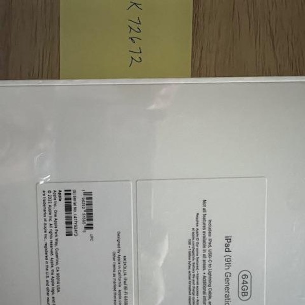 Apple iPad 9th Gen - Wi-Fi, 64 GB, Gray, A2602