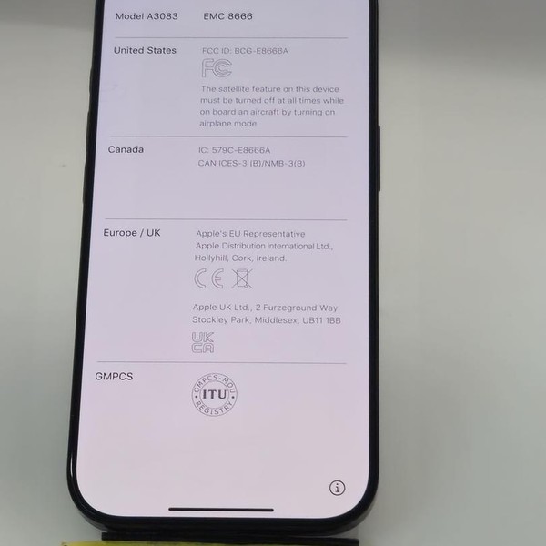 Apple iPhone 16 Pro - Unlocked, 128 GB, Black, A3083