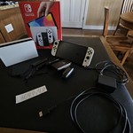 Mint Nintendo Switch - OLED - 64 GB, White