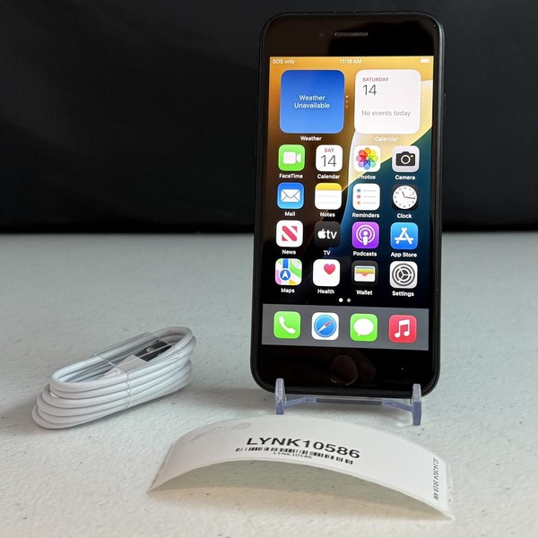 Apple iPhone SE 2nd Gen 2020 - Unlocked, 128 GB, Black, A2275
