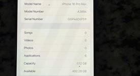 Mint
													Apple iPhone 16 Pro Max - Unlocked, Black, 512 GB, A3084, photo 2 of 11
