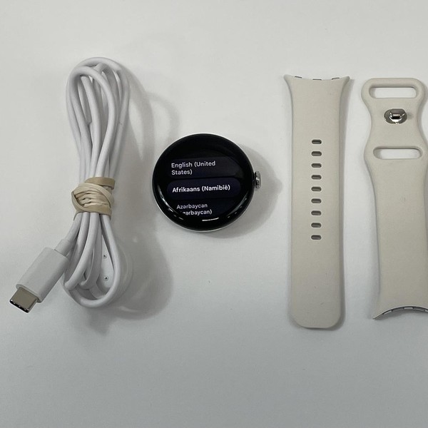 Google Pixel Watch 3 - Unlocked, Silver, 41mm, LTE