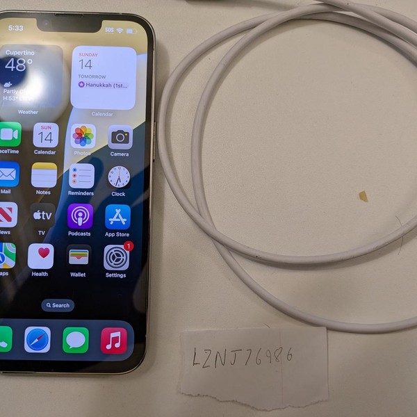 Apple iPhone 13 Pro - Unlocked, Silver, 128 GB, A2483