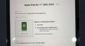 Mint
													Apple iPad Air 11" (M2) 2024 - Unlocked, Gray, 256 GB, A2903, photo 5 of 11