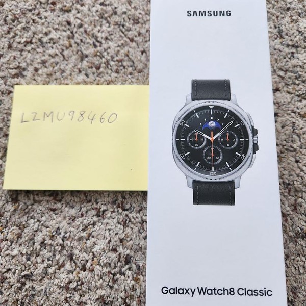 Samsung Galaxy Watch8 Classic - Wi-Fi, Black, SM-L500, 46mm