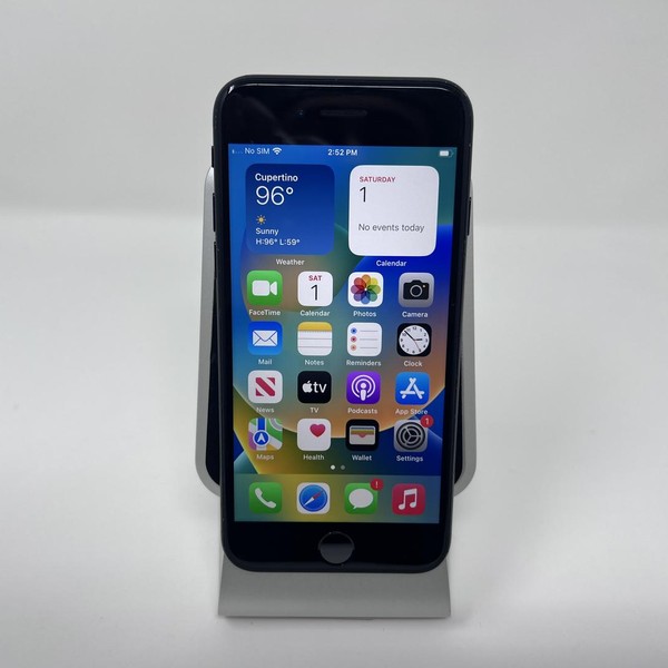Apple iPhone SE 3rd Gen 2022 - Unlocked, 128 GB, Midnight, A2595