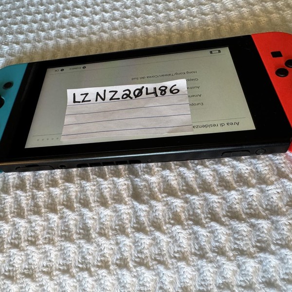 Nintendo Switch - 32 GB, Red & Blue, Mario Red & Blue Edition