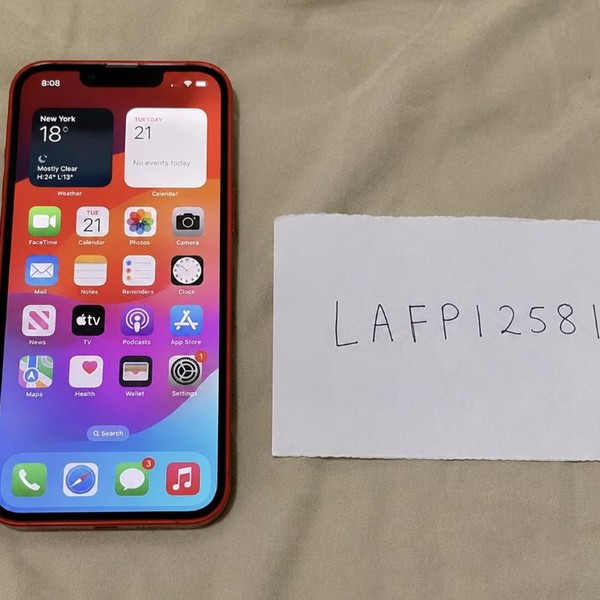Apple iPhone 14 Plus - Unlocked, 128 GB, Red, A2632