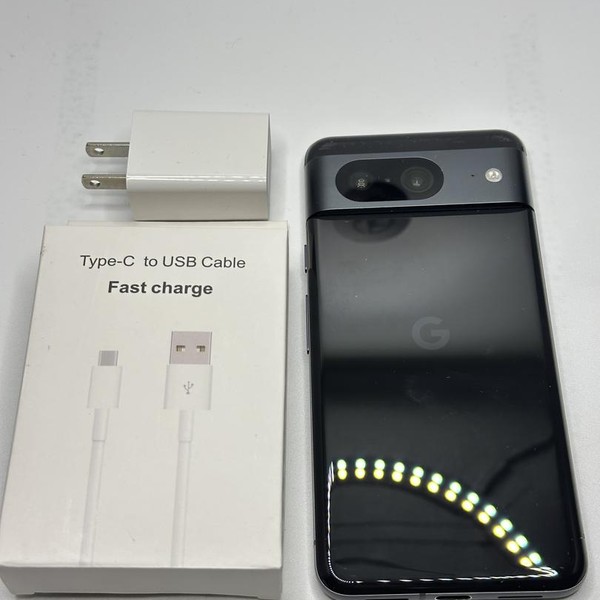 Google Pixel 8 - Unlocked, 128 GB, Obsidian, 8 GB, G9BQD, Sub-6 5G