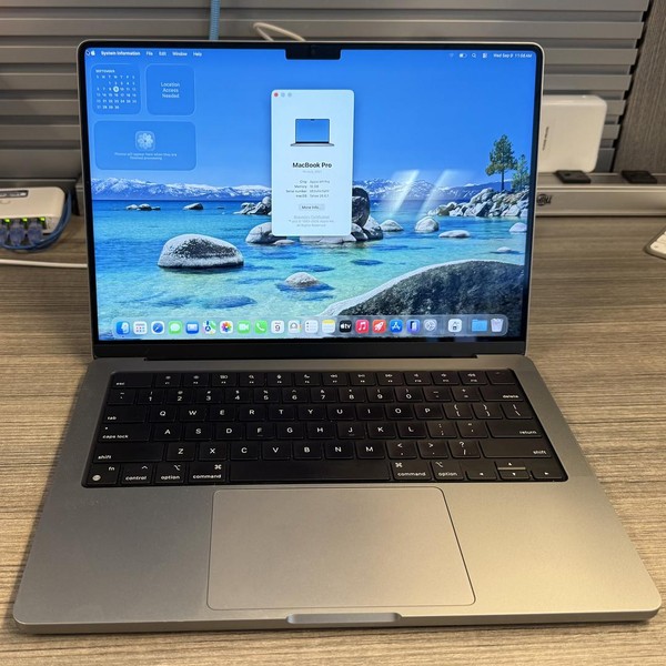 MacBook Pro 2021 - 14 inch - 1 TB, Gray, 16 GB, Apple M1 Pro 10-core