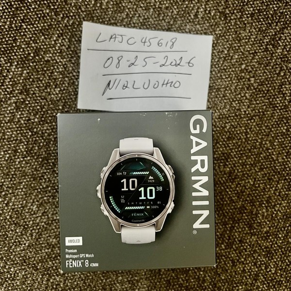 Garmin Fenix 8 - Silver, AMOLED