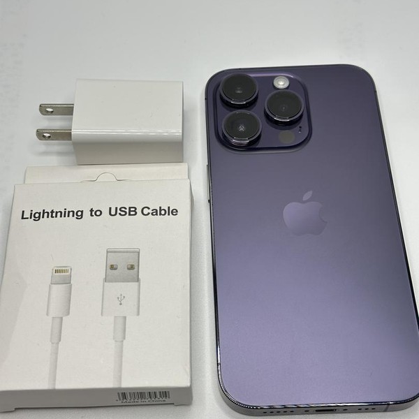Apple iPhone 14 Pro - Unlocked, 128 GB, Purple, A2650