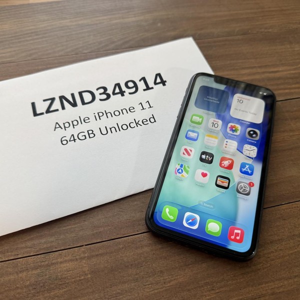 Apple iPhone 11 - Unlocked, 64 GB, Black, A2111