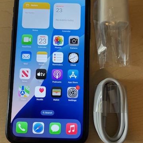 Apple iPhone Xr - Unlocked, 64 GB, Black, A1984