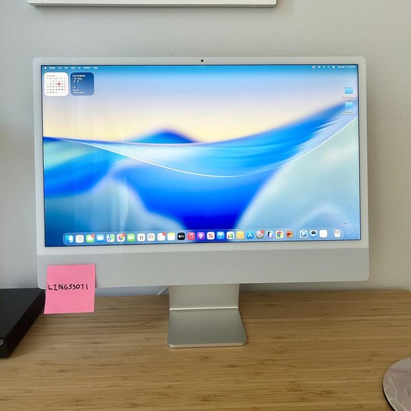 iMac 2021 24 inch - 256 GB, Silver, 16 GB, Apple M1