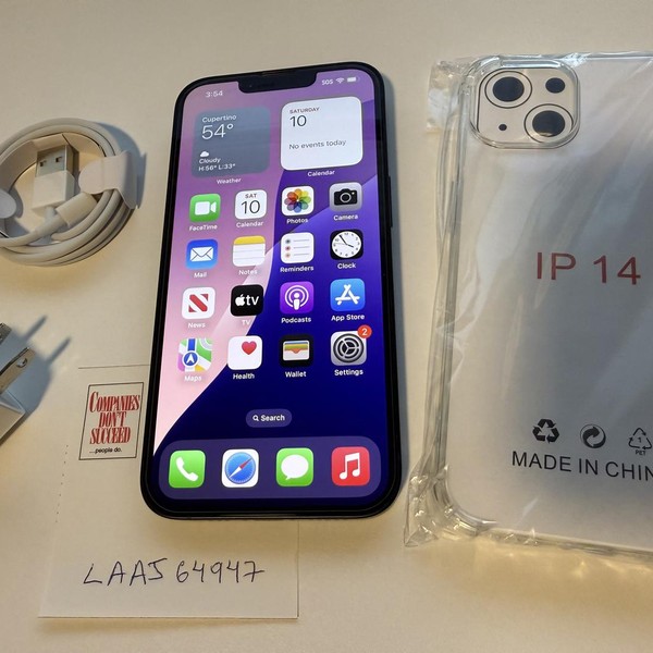 Apple iPhone 14 - Unlocked, 128 GB, Midnight, A2649