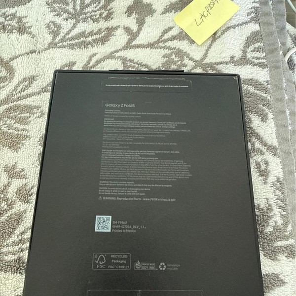 Samsung Galaxy Z Fold5 - T-Mobile, 256 GB, Icy Blue, 12 GB, SM-F946U