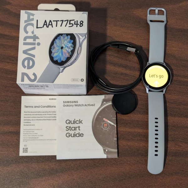 Samsung Galaxy Watch Active2 40mm - Wi-Fi, Silver, Aluminum