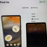 Good Google Pixel 6a - Unlocked, 128 GB, Charcoal, 6 GB, GX7AS