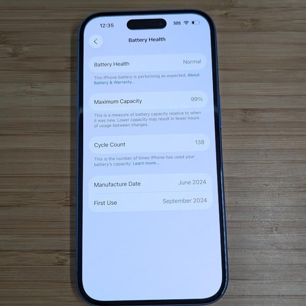 Apple iPhone 16 - Verizon, 128 GB, Ultramarine, A3081