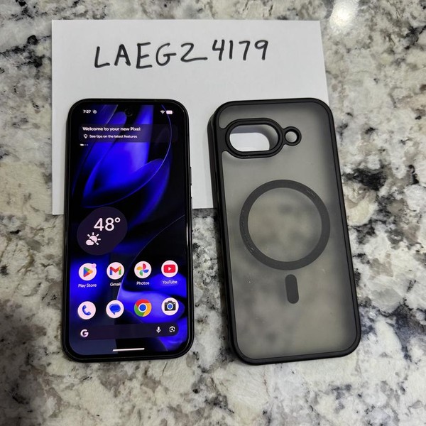 Google Pixel 9a - T-Mobile, 128 GB, Obsidian, 8 GB