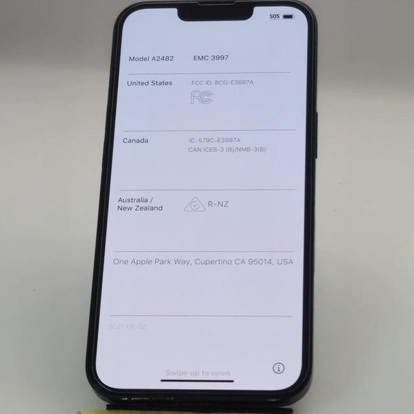 Apple iPhone 13 - Unlocked, 128 GB, Midnight, A2482