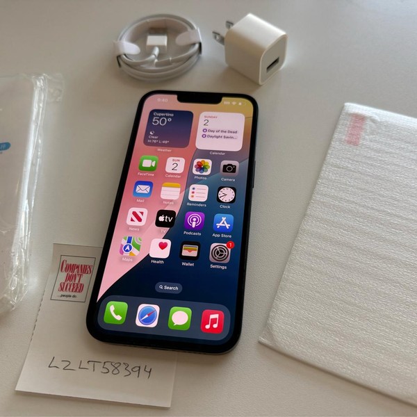 Apple iPhone 13 - Unlocked, 128 GB, Midnight, A2482