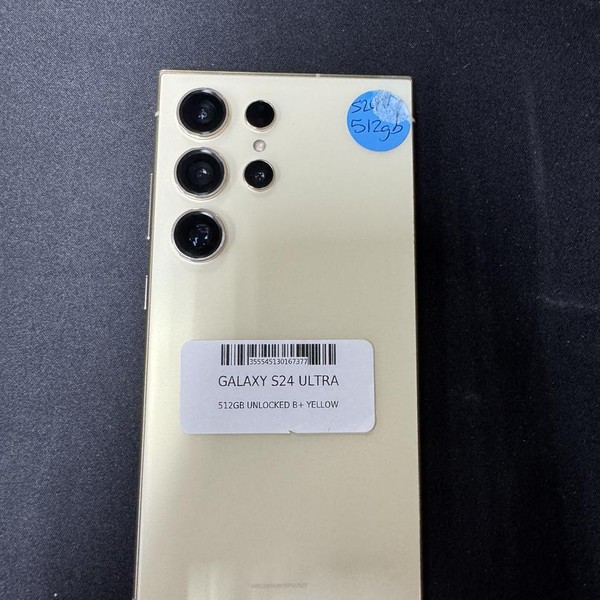 Samsung Galaxy S24 Ultra - Unlocked, 512 GB, Yellow, 12 GB, SM-S928U1