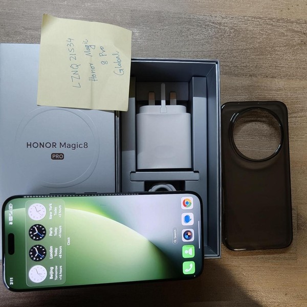 Honor Magic8 Pro - Unlocked Non-US, 512 GB, Black, 12 GB