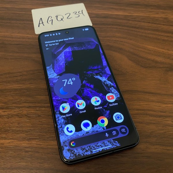 Google Pixel 8 - Unlocked, 128 GB, Obsidian, 8 GB, G9BQD, Sub-6 5G