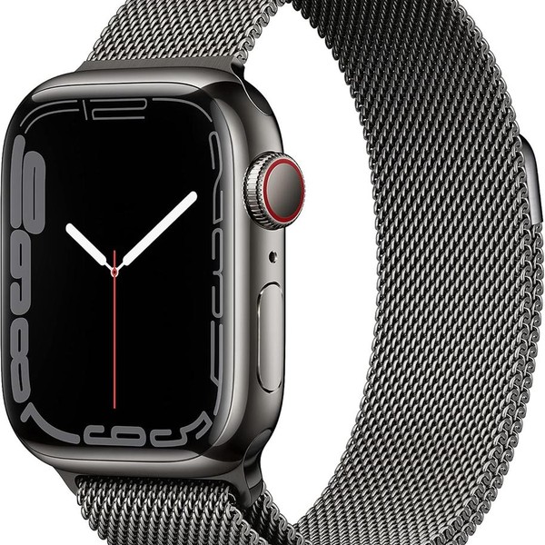 Apple Watch Series 7 41mm - Unlocked, Graphite, A2475 - Cellular, Stainless