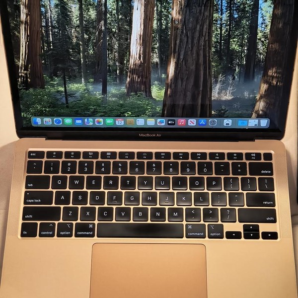 MacBook Air 2020 - 13 inch - 512 GB, Gold, 8 GB, Intel Core i5