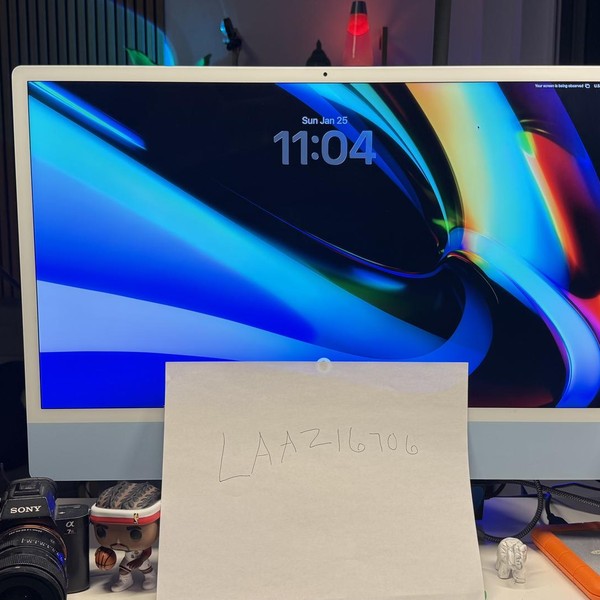 iMac 2023 24 inch - Apple M3, Blue, 512 GB, 8 GB, WiFi Only, 8-core GPU