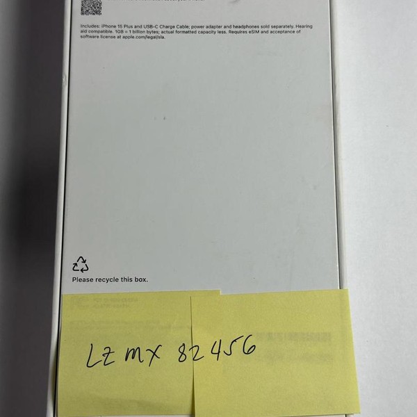 Apple iPhone 15 Plus - Verizon, 128 GB, Blue, A2847