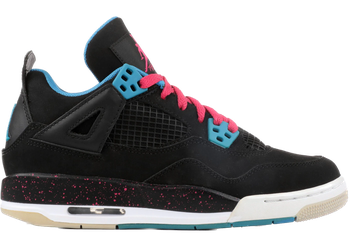 Jordan 4 Retro Black Vivid Pink Dynamic Blue (GS) for sale