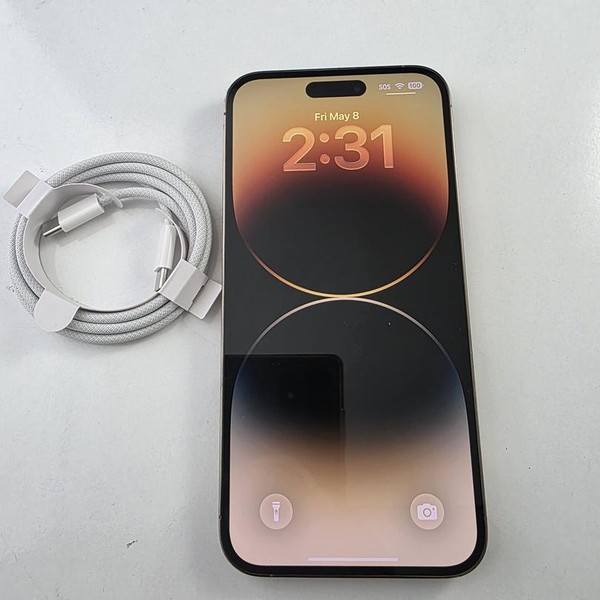 Apple iPhone 14 Pro Max - Unlocked, 256 GB, Gold, A2651